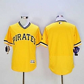 Pittsburgh Pirates Customized Men's Gold Flexbase Collection Stitched Baseball Jersey,baseball caps,new era cap wholesale,wholesale hats